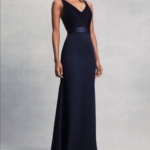 Elegant long black dress